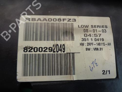 Instrument cluster RENAULT MEGANE II (BM0/1_, CM0/1_) 1.6 16V (BM0C, CM0C) | BP9834008C47 