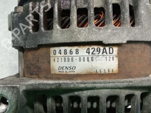 Alternator CHRYSLER VOYAGER / GRAND VOYAGER IV (RG) 2.5 CRD | BP26941648M7 