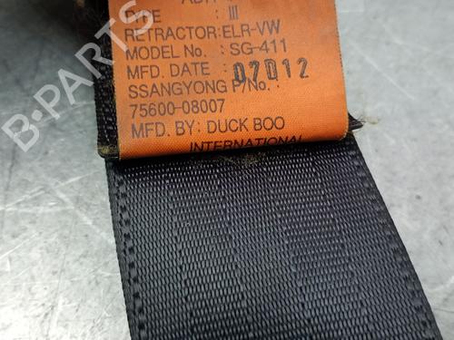 Sikkerhedssele bag venstre SSANGYONG REXTON / REXTON II (GAB_) 2.7 Xdi 4x4 | BP30393428I29