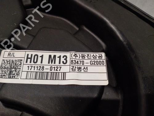 Rear left window mechanism HYUNDAI IONIQ (AE) 1.6 GDI Hybrid | BP16994343C24 