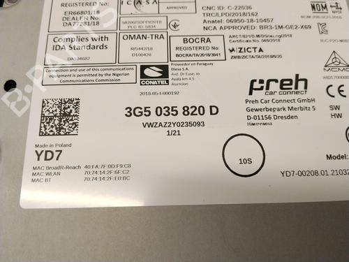 Radio VW T-CROSS (C11, D31) 1.0 TSI | BP38178011E6 - Image 4