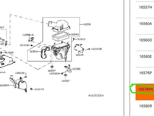 Rør NISSAN MICRA V (K14) 0.9 IG-T | BP30306466M125 