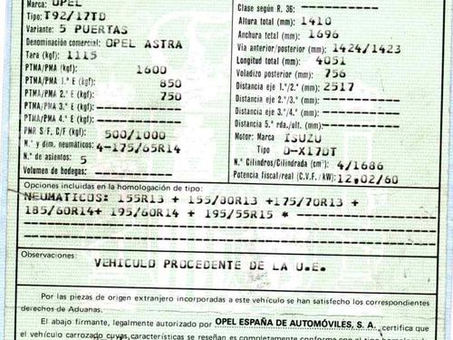 Injector OPEL ASTRA F Hatchback (T92)  | BP6780257M100 