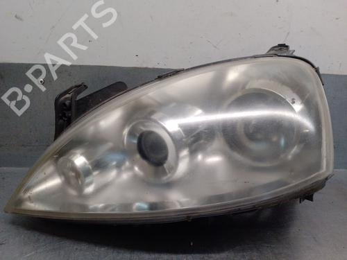 Used Left headlight OPEL CORSA C (X01) 1.3 CDTI (F08, F68) (70 hp) 31117315