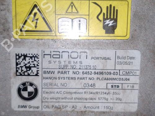 AC compressor BMW 3 (G20, G80, G28) 330 e Plug-in-Hybrid | BP34004812M34  - Image 6