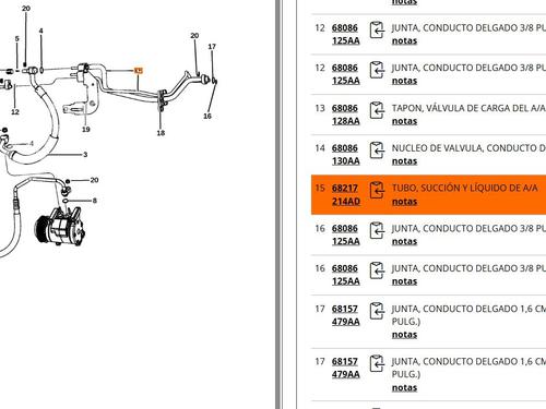 AC pipe JEEP GRAND CHEROKEE IV (WK, WK2) 3.6 VVT 4x4 | BP32524953M126 - Image 6