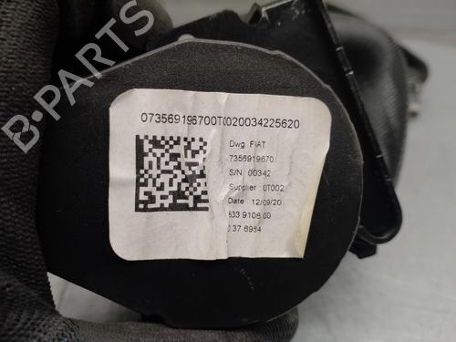 Rear left seatbelt FIAT TIPO Hatchback (356_, 357_) 1.4 LPG (356HXF1B) | BP16934993I29 
