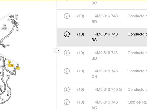 AC pipe AUDI Q7 (4MB, 4MG, 4MQ) SQ7 TDI quattro | BP33437691M126 - Image 7