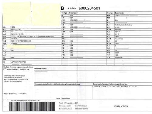 Warning switch RENAULT KADJAR (HA_, HL_) 1.5 dCi 110 (HLA3) | BP8130036I22 - Image 8