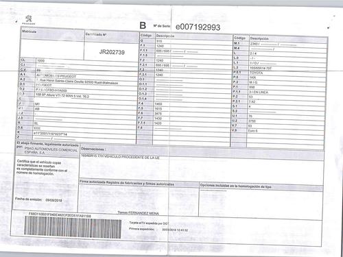 Advarselsbryter PEUGEOT 108 1.0 VTi 72 | BP26606064I22 - Image 6