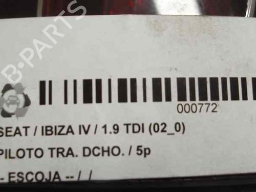 Right taillight SEAT IBIZA III (6L1) 1.9 TDI | BP21583108C35 