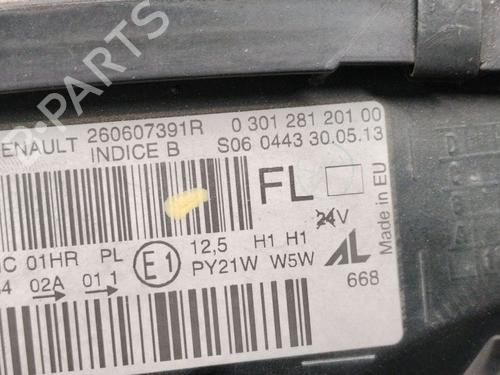 Left headlight RENAULT CAPTUR I (J5_, H5_) 1.5 dCi 90 (J5N4, J5M5, J5MW, J5M6, J5AL, J5AJ) | BP36393470C28  - Image 8