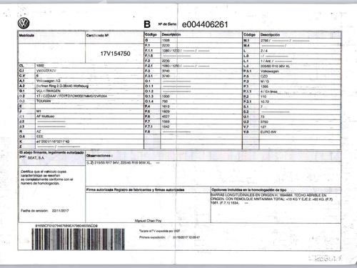 Forkjerm høyre VW TOURAN (5T1) 1.4 TSI | BP30734860C42