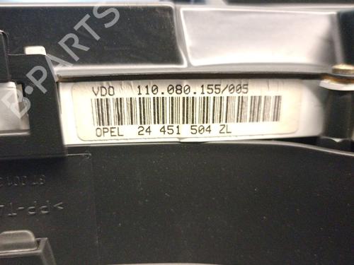 Instrument cluster OPEL ASTRA G Hatchback (T98) 1.6 (F08, F48) | BP27725827C47 