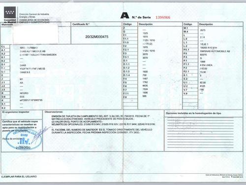 Sikkerhedssele foran venstre SAAB 9-3 (YS3D) 2.0 Turbo | BP29326745I26 