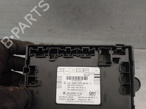 Control unit MERCEDES-BENZ S-CLASS (W221, V221)  | BP18000579M11 