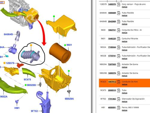 Pipe FORD FOCUS III 1.6 TDCi | BP33054117M125  - Image 5