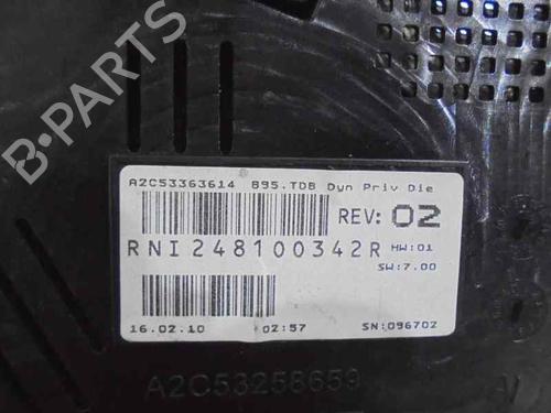 Instrument cluster RENAULT MEGANE III Hatchback (BZ0/1_, B3_) 1.5 dCi | BP2100339C47 