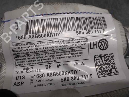 Left curtain airbag VW GOLF VI (5K1) 1.6 TDI | BP12233188C11 