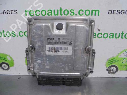 Used Engine control unit (ECU) CHRYSLER VOYAGER IV (RG, RS) 2.5 CRD (141 hp) 12187199
