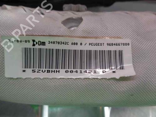 Left curtain airbag PEUGEOT 3008 I MPV (0U_) 2.0 HDi 150 / BlueHDi 150 | BP6034948C11 