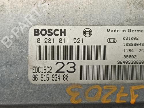 Engine control unit (ECU) CITROËN XSARA PICASSO (N68) 2.0 HDi | BP11758640M57 