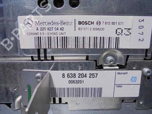 Radio MERCEDES-BENZ S-CLASS (W220, V220) S 320 CDI (220.026, 220.126) | BP2116398E6 