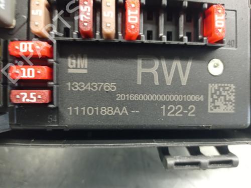 Fuse box OPEL ASTRA J (P10) 1.7 CDTI (68) | BP9519677E1 