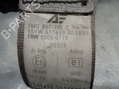 Front left seatbelt SEAT ALHAMBRA (7V8, 7V9) 1.9 TDI | BP9092367I26 