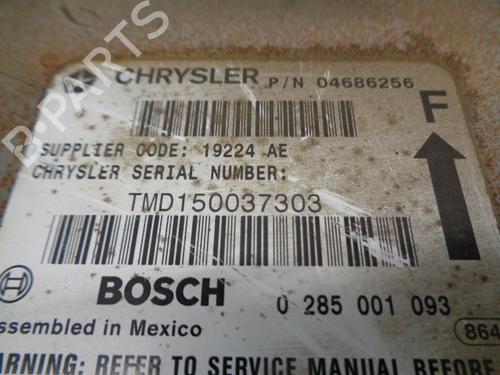ECU airbags CHRYSLER VOYAGER / GRAND VOYAGER III (GS_, NS_) 3.8 | BP12131388M53 