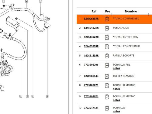 AC pipe RENAULT FLUENCE (L3_) Z.E. | BP34240878M126  - Image 7
