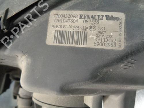 Left headlight RENAULT SCÉNIC I MPV (JA0/1_, FA0_) 1.9 dCi (JA05, JA1F) | BP9753125C28 