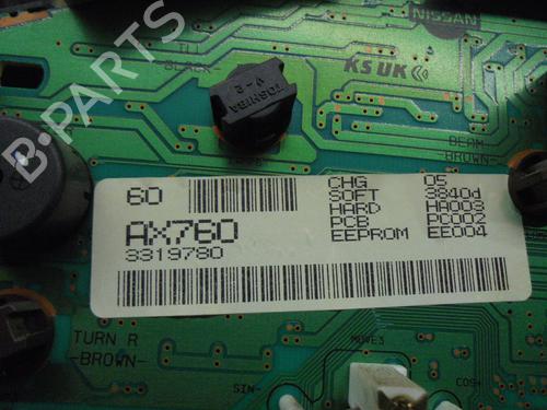 Instrument cluster NISSAN MICRA III (K12)  | BP16259529C47 