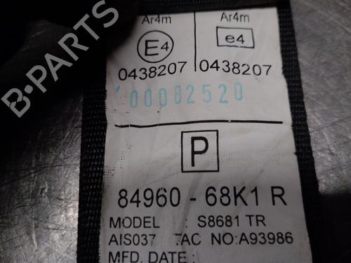 Rear right seatbelt SUZUKI ALTO VII (GF) 1.0 (AMF310, GFC31S) | BP11973869I28 