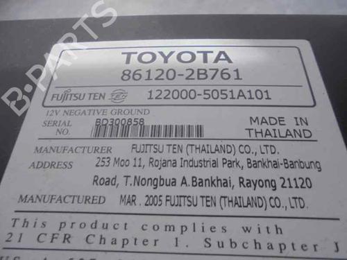 Bilradio TOYOTA RAV 4 II (_A2_)  | BP12187425E6 