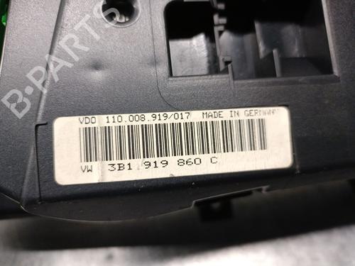 Instrument cluster VW PASSAT B5 (3B2) 1.9 TDI | BP30906786C47