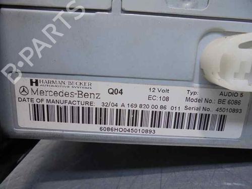 Bilradio MERCEDES-BENZ A-CLASS (W169) A 180 CDI (169.007, 169.307) | BP2049825E6 