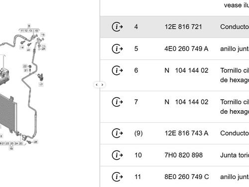AC pipe SEAT Mii (KF1, KE1) electric | BP33461098M126  - Image 5