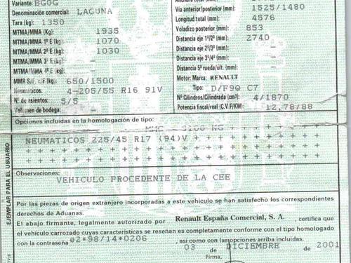 Switch RENAULT LAGUNA II (BG0/1_) 1.9 dCi (BG08, BG0G) | BP37523244I30 - Image 8