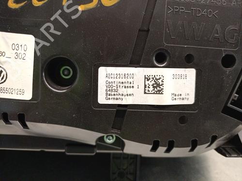 Instrument cluster VW TOURAN (5T1) 1.4 TSI | BP26922907C47 