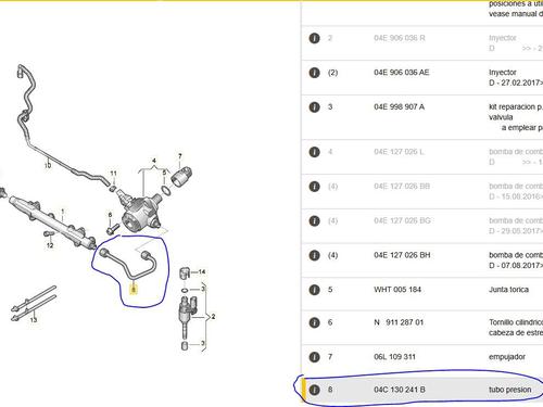 Pipe AUDI A3 Sportback (8VA, 8VF) 1.0 TFSI | BP25469404M125 - Image 2