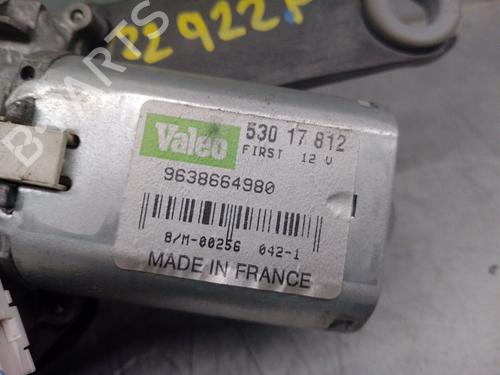 Rear wiper motor PEUGEOT 206 Hatchback (2A/C) 1.4 i | BP26731992M102 