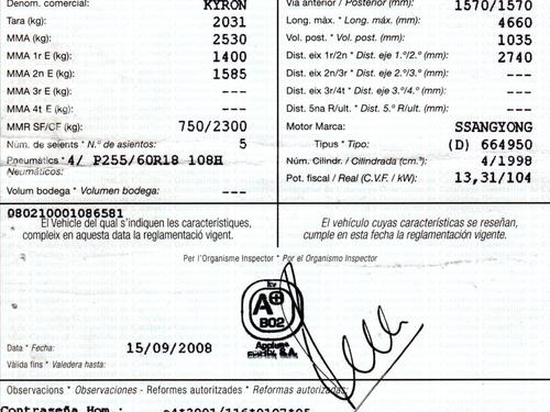 Switch SSANGYONG KYRON 2.0 Xdi | BP20262139I30 - Image 10