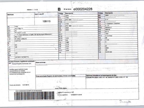 Venstre foran tåkelykt RENAULT CAPTUR I (J5_, H5_) 1.5 dCi 90 (J5N4, J5M5, J5MW, J5M6, J5AL, J5AJ) | BP30832445C30