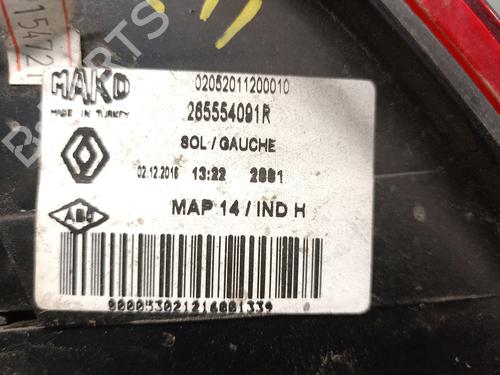 Left taillight RENAULT CLIO IV (BH_) 1.5 dCi 90 | BP29824151C34