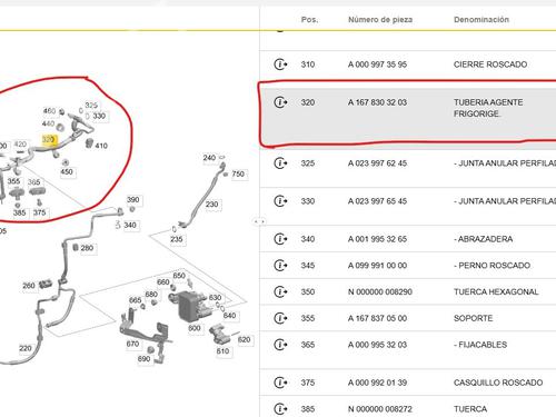 AC pipe MERCEDES-BENZ GLE Coupe (C167) GLE 350 de 4-matic (167.306) | BP34350114M126  - Image 9
