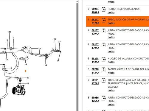 AC pipe JEEP GRAND CHEROKEE IV (WK, WK2) 3.6 VVT 4x4 | BP32524954M126  - Image 7