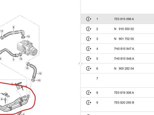 AC pipe VW MULTIVAN T6 (SGF, SGM, SGN, SHM, SHN) 2.0 TDI | BP37795715M126 - Image 2