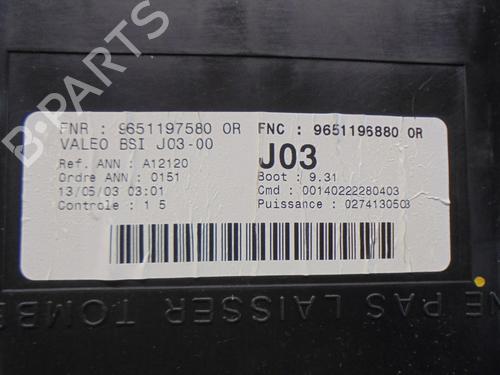 Fuse box PEUGEOT 307 SW (3H) 2.0 HDI 110 | BP15244670E1 