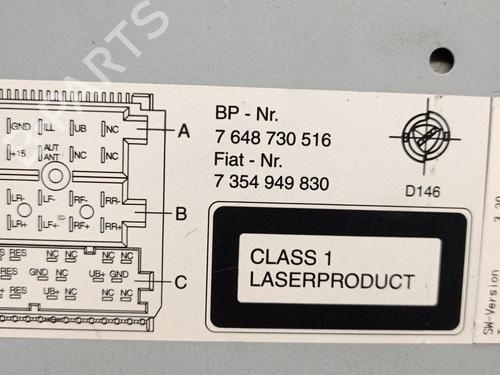 Radio FIAT PANDA (169_) 1.2 (169.AXB11, 169.AXB1A) | BP30272070E6 